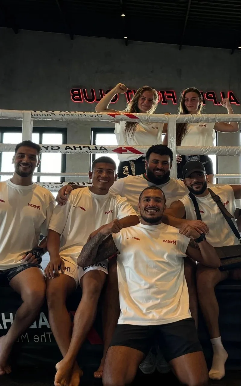 Pheuw Store Athletes and Team at Alpha Fight Club
